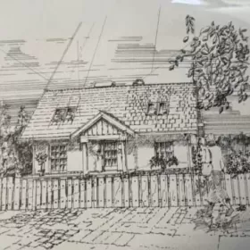 Działka budowlana z fundamentem. Meszna.