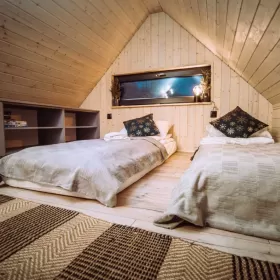 Nocleg, nowy domek w górach, WYSOKI STANDARD, sauna, taras, BESKIDY