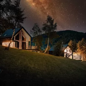 Nocleg, nowy domek w górach, WYSOKI STANDARD, sauna, taras, BESKIDY