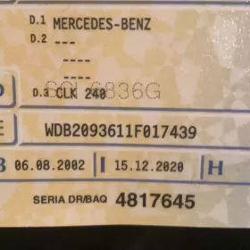 Mercedes CLK w209