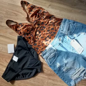 Spodenki jeansowe szorty s m.Sara