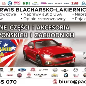 Blacharstwo Lakiernictwo. Naprawa aut z USA, wymiana progów ect.