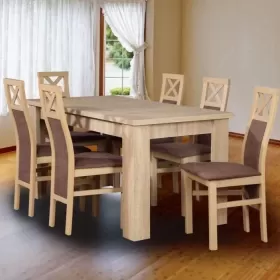 PROMOCJA! Piękny Stół + 6 Krzeseł W Bogatej Kolorystyce! SPRAWDŹ