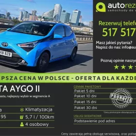 Wynajem samochodu / aut wypożyczalnia samochodów / aut od 38 zł za 24h