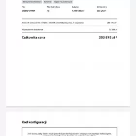 Arteon R-Line 2.0 tsi 2 lata gwarancji,ceramika, 2kpl. Opon