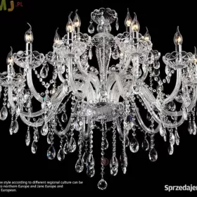 Kinkiet Kryształowy Luxury Nowoczesny Lampa Led