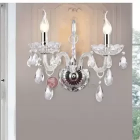 Kinkiet Kryształowy Luxury Nowoczesny Lampa Led