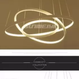 Żyrandol led ring pilot biały i czarny 47% rabat