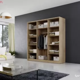 Szafa przesuwna MEBLO2 200 SONOMA lustro DARMOWA DOSTAWA