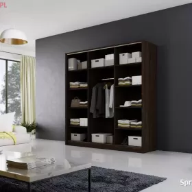 Szafa przesuwna MEBLO 1 200 WENGE lustro DARMOWA DOSTAWA