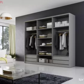 Szafa przesuwna MEBLO 3 250 SZARA nowa DARMOWA DOSTAWA