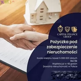 POZABANKOWE FINANSOWANIE DLA FIRM BEZ BIK POD ZABEZPIECZENIE HIPOTEKA/ZAKUP