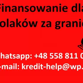 Pilna pożyczki. E-mail: kredit-help@wp.pl